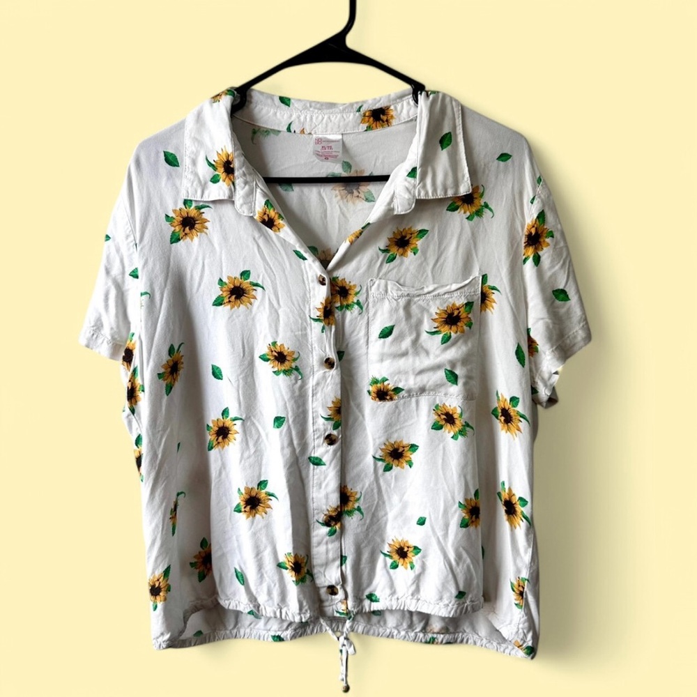 Sunflower Crop Top
